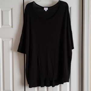 Lularoe Large Solid Black Irma